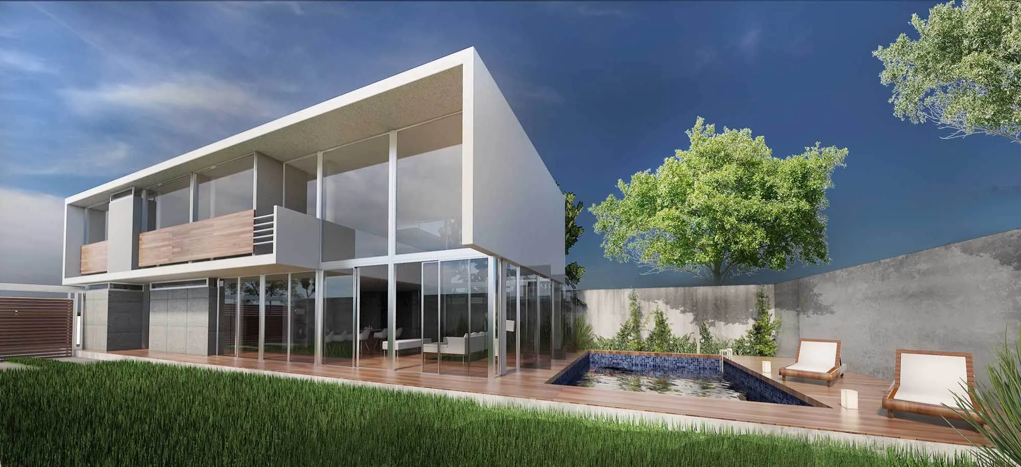 Vista exterior general - Casa SV, Ciudad de Buenos Aires, Argentina.