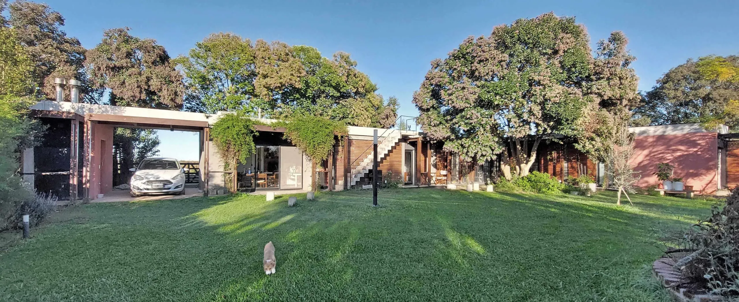 Vista exterior 01 - Casa VL, San Antonio de Areco, Buenos Aires, Argentina.
