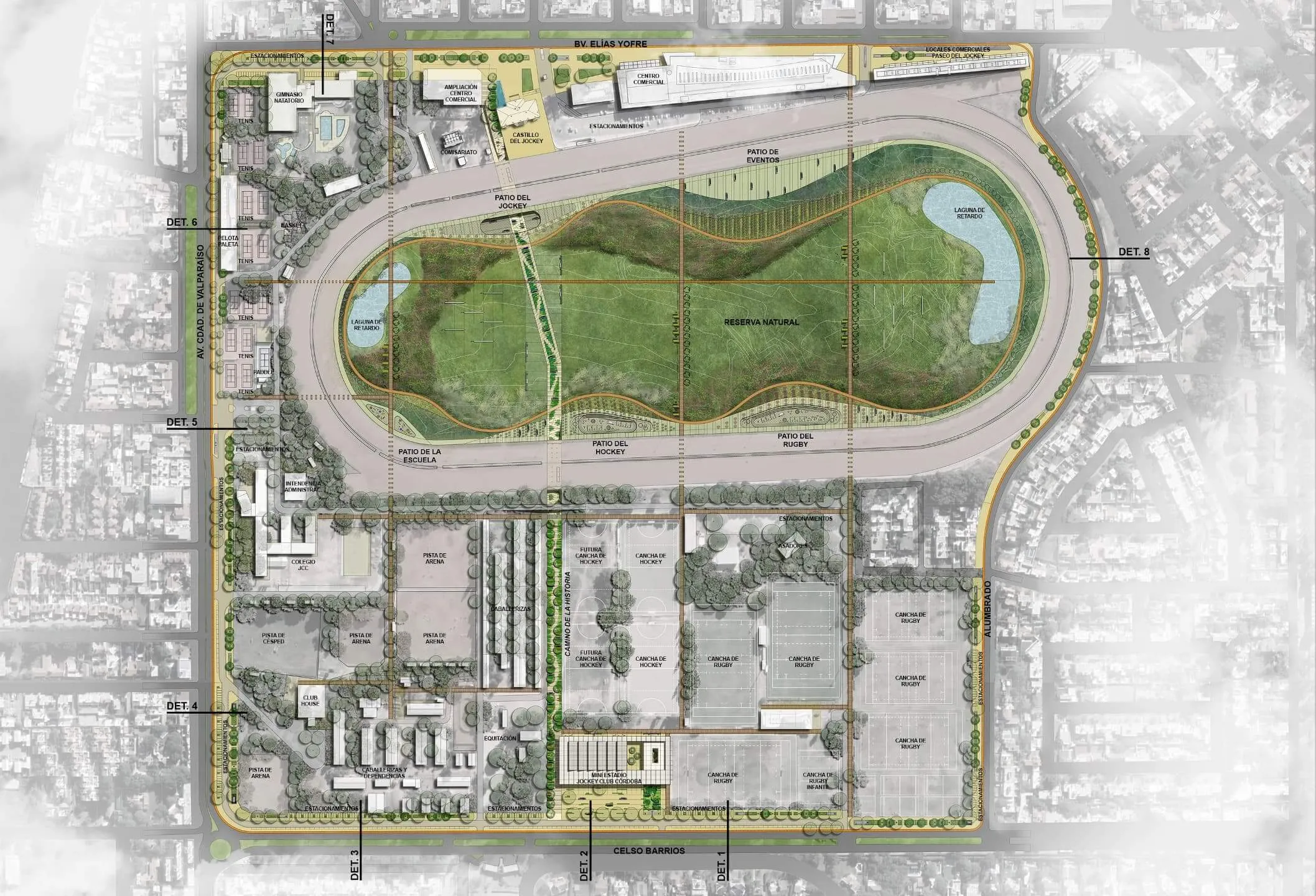 Master plan - Jockey Club Córdoba, Córdoba, Argentina.