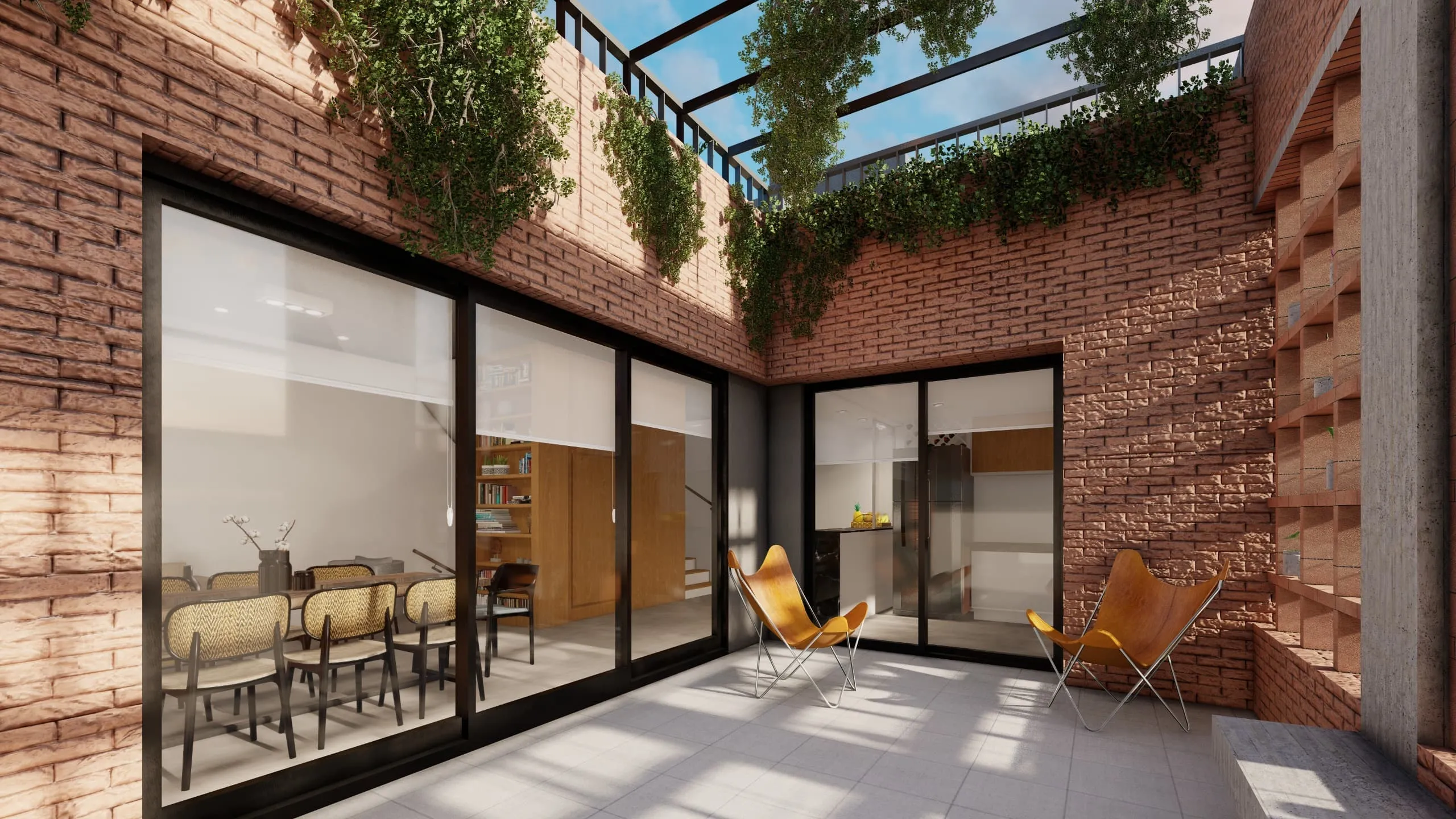Vista interior 01 - Casa MYJ, Ciudad de Buenos Aires, Argentina.