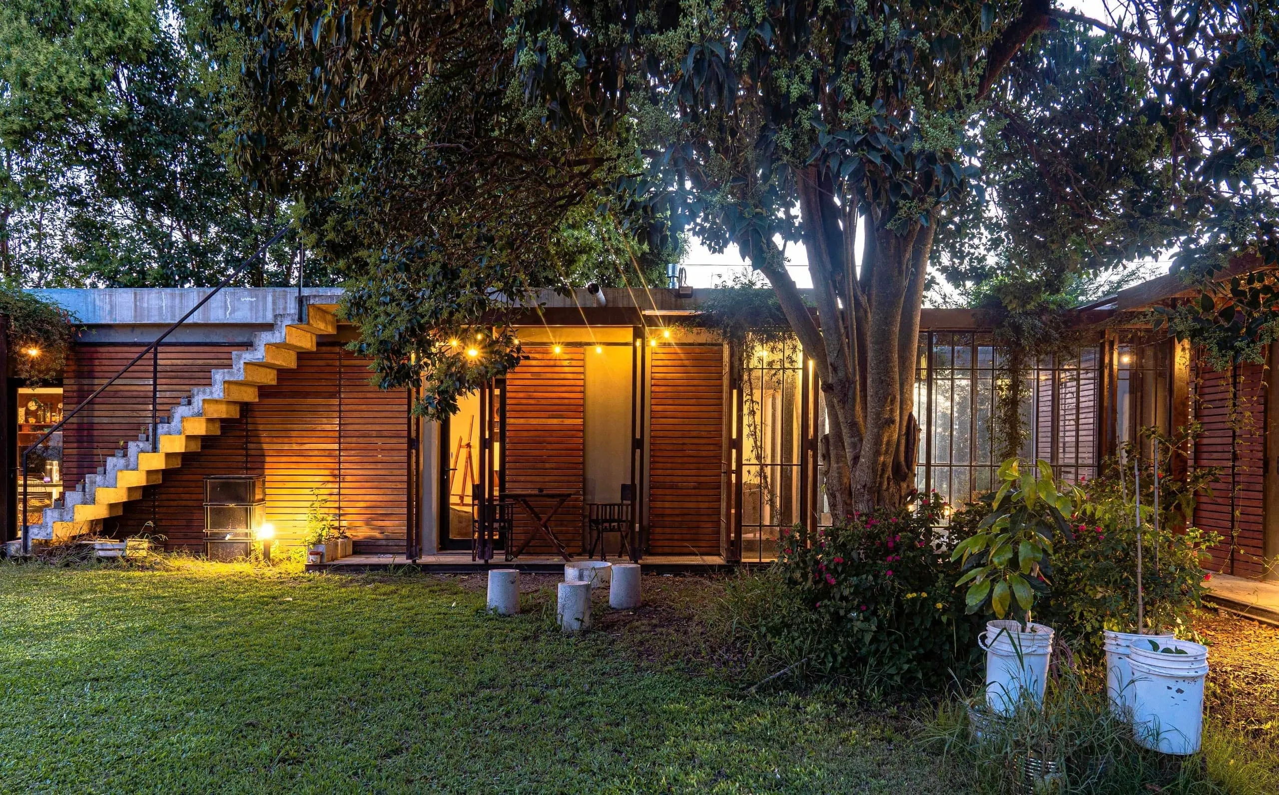 Vista exterior 03 - Casa VL, San Antonio de Areco, Buenos Aires, Argentina.