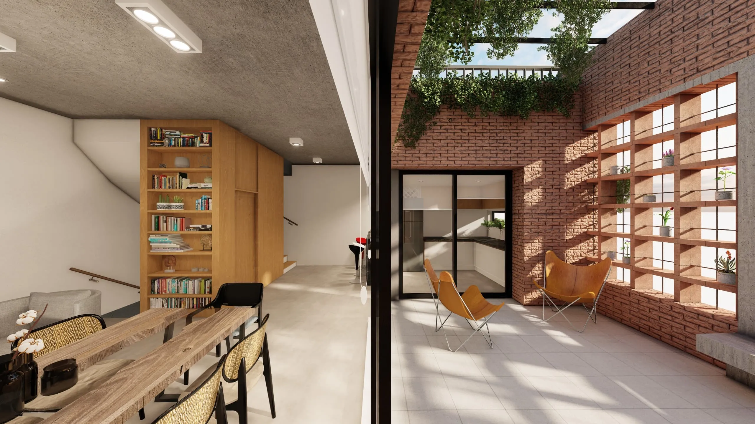 Vista interior 02 - Casa MYJ, Ciudad de Buenos Aires, Argentina.