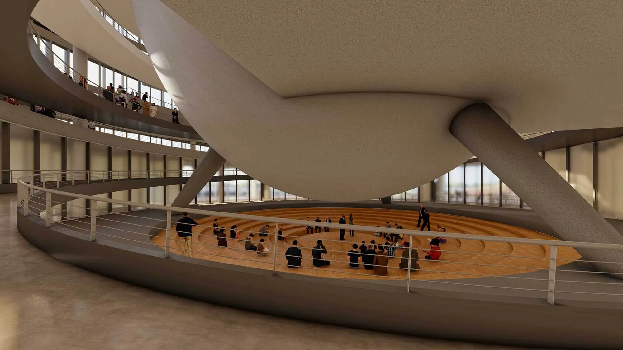 Vista interior 04 - Pabellón Argentino Expo 2023, Ciudad de Buenos Aires, Argentina.