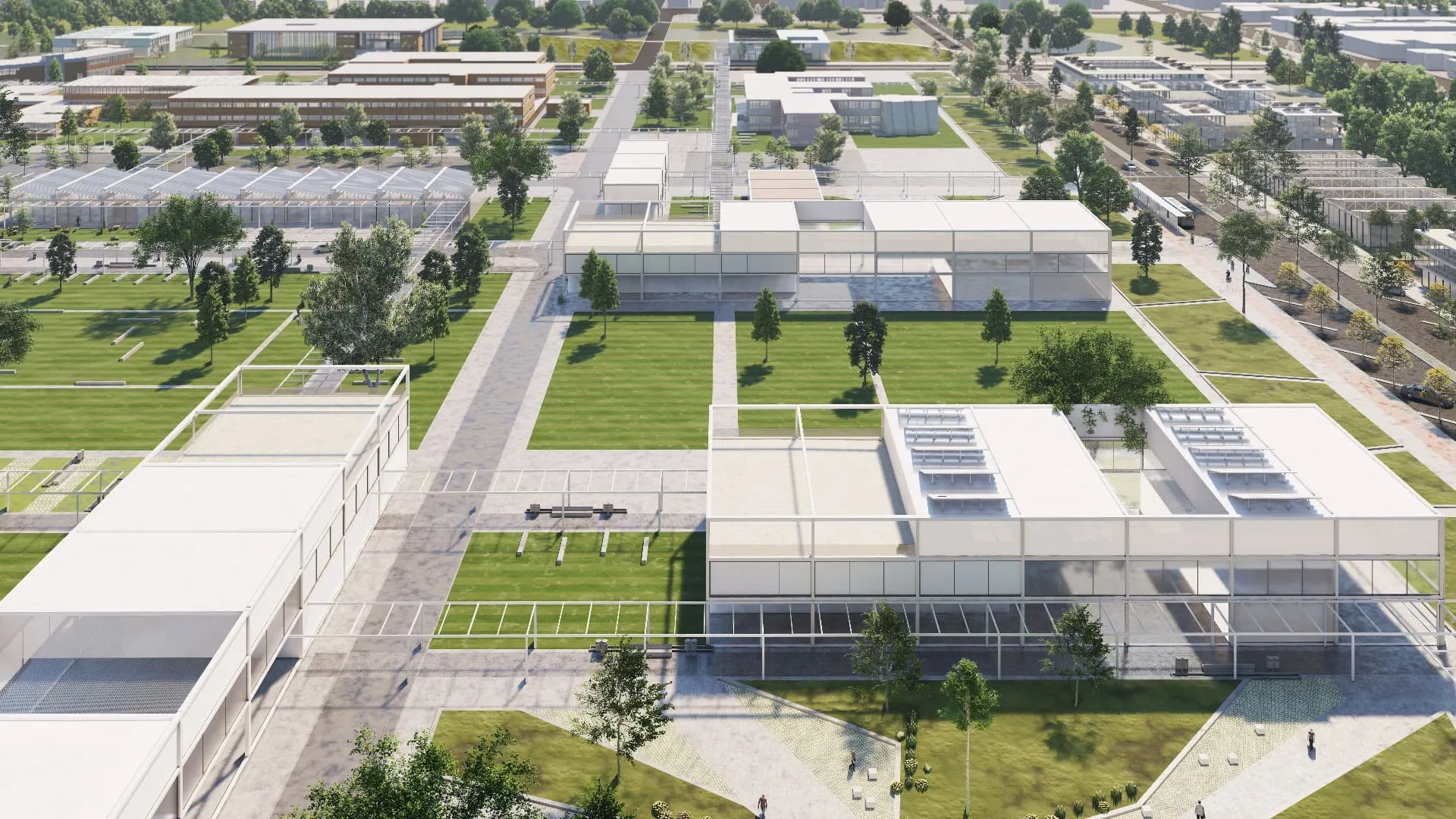 Vista aérea 03 - Polo de Innovación UCC, Córdoba, Argentina.