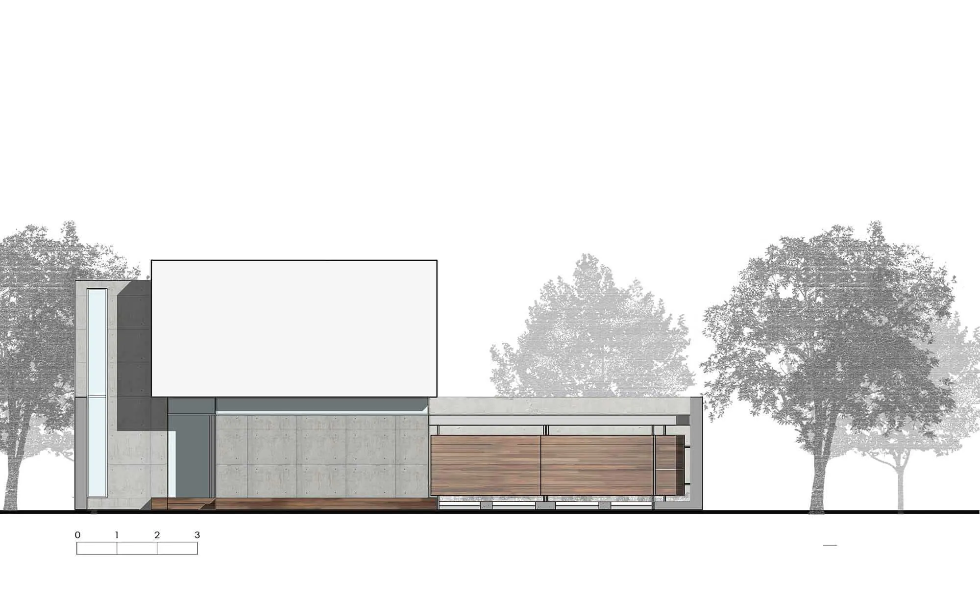 Vista 02 - Casa SV, Ciudad de Buenos Aires, Argentina.